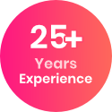 25 plus years of experience
